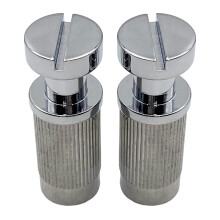 Set of 2 High Precisions Stainless Steel Styles Guitar Bridge