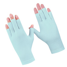 Ladies Cooling Sport Gloves For Professional Golfers Sweat-Blue