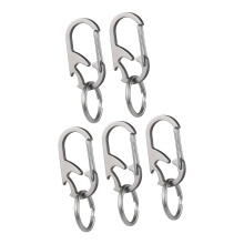 Mode kleine sleutelhangers flesopener-Staalkleur