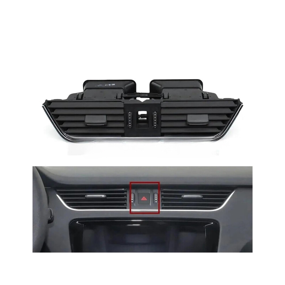 Air Vent 20152021 Central Dashboard Ac Grille Chrome Trim Direct Fit Replacement For Skoda Octavia 9330225496182