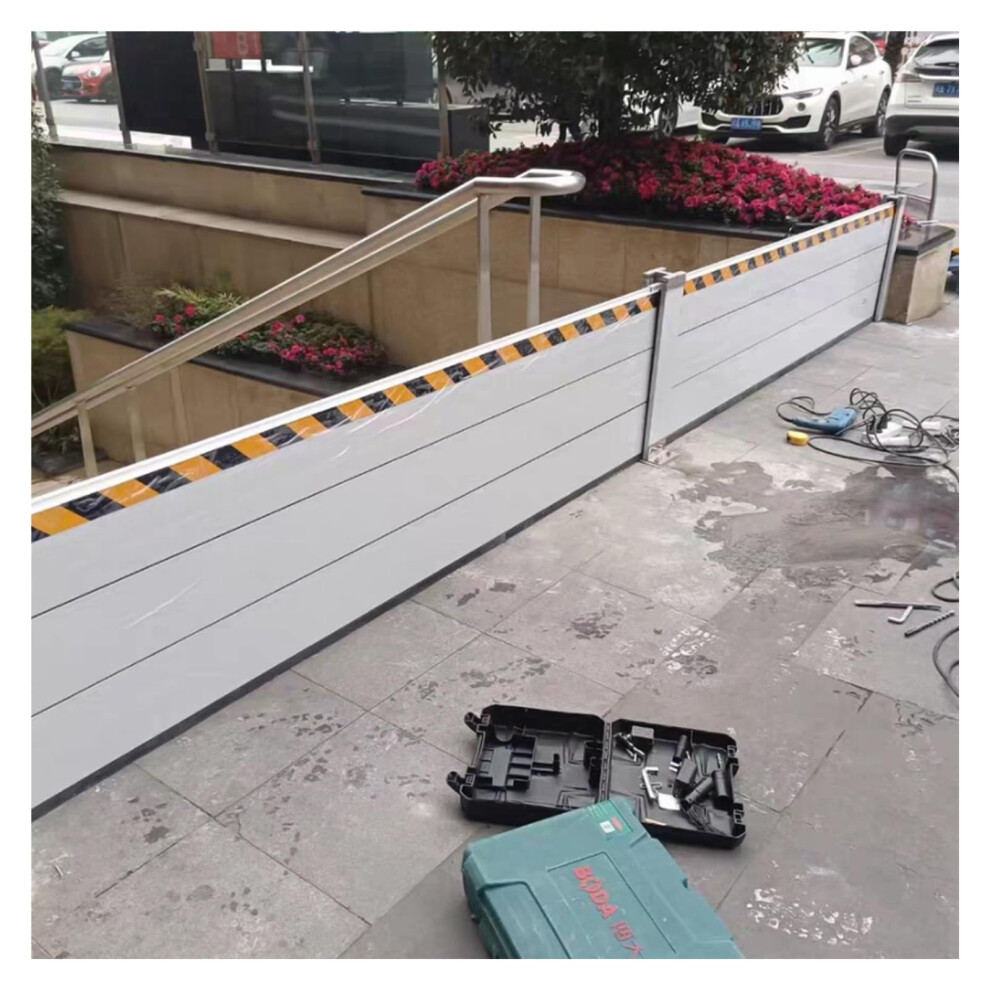 Aluminum Flood Barrier For Doorway 100Â400Cm Waterproof Seal Detachable Gate For Home And Garage 9073542160663