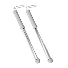 2Pcs Spring Arm Strength Expander Sports Fitness Equipment-Gray