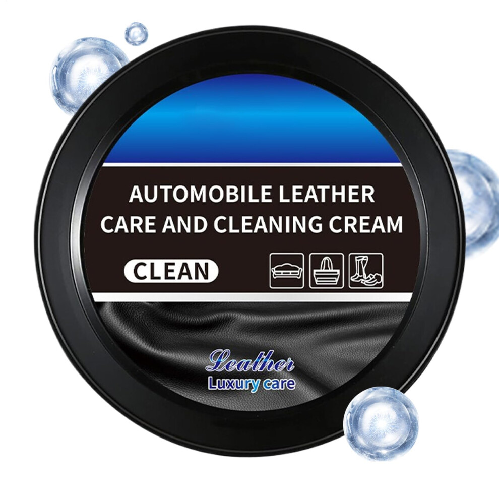 Leather Cleaner And Conditioner 120G For Car Seats And Furniture Deep Cleaning Formula Restorer Cream 9351714638456