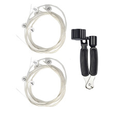 Jeu de 2 cordes en nylon pour guitare, avec un excellent son,