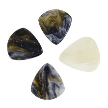 Acoustic Guitar Bass Pick Ukulele Plectrums Resin Guitar-Black