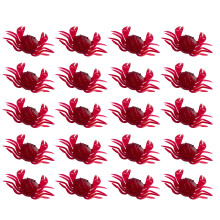 Pack Of 20 Crabs Shaped Fishing Lures In Assorted Color For-Red