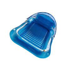 Modern PVC Pool Lounger Innovative Water-Covered in blue