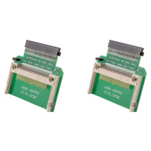 2X Cf Memory Card Compact Flash A 50 Pin Adattatore Hard Drive Sde Da 1,8 Pollice