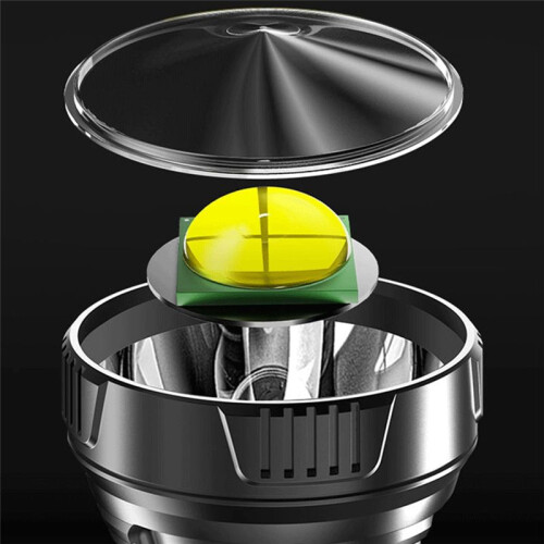 Strong Light Portable Flashlight USB Rechargeable Abs Outdoor LED Multi-Function Household Searchlight Portable Lamp 1