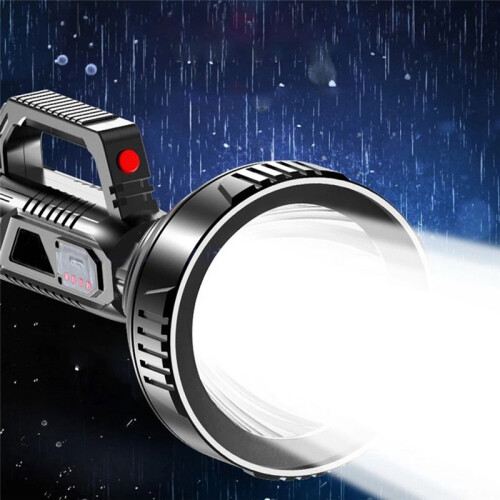 Strong Light Portable Flashlight USB Rechargeable Abs Outdoor LED Multi-Function Household Searchlight Portable Lamp 2