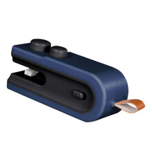 2 in 1 Bag Sealer USB Rechargeable Chip Bag Sealer Heat Seal Portable Handheld Vacuum Food Sealer Bag Navy