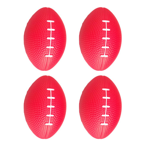 Fußballförmiger PU-Griffball für Handentwicklungsübungen,-Rot