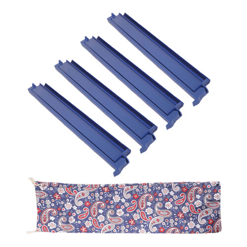 Mahjong Racks Majiang Game Modern Tile Rack With-Navy Blue