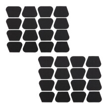 Washable Guitar Pick Stickers Nonslip Silicone Guitar-Black