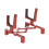 Ergonomic Folding Plastic Violin Floor Stand Instrument-Red 1
