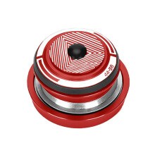 Casque de vélo à Double roulement, casque de tige-44 56mm Rouge