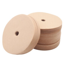 500PCS Count Percolator Coffee Filters, 3.75 Inch Natural Unbleached Disposable Coffee Filter Disc Coffee Filters Brown