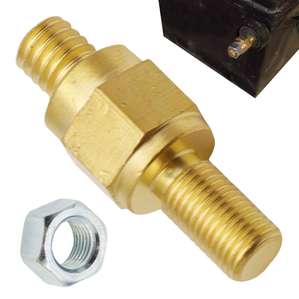 Brass Side Post Battery Terminal Bolt Extender For Car Audio, CorrosionâResistant And Secure Fit 9330225497011