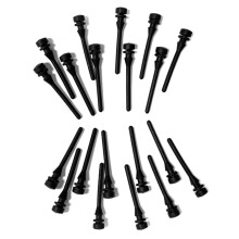 20 Stuks Zwarte PC-Ventilator Rubberen Schroef Dempende Nagel Trillingsdempende Siliconen Schroefpen Klinknagel