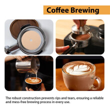 500PCS Count Percolator Coffee Filters, 3.75 Inch Natural Unbleached Disposable Coffee Filter Disc Coffee Filters Brown