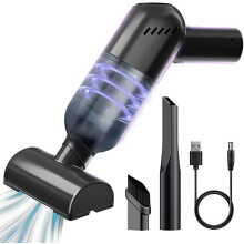 Handheld Vacuum Cleaner 8000PA Powerful Suction Cordless Car Vacuum with Dual Filtration USB Fast Charging