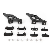 CNC Aluminum Alloy Car Spoiler Brackets, Lightweight Aerodynamic Rear Wing Mounts for Racing Stability