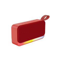 Bærbar Bluetooth-høyttaler med RGB-lys - Trådløs, TF-kort/USB-avspilling, oppladbar festlyd for camping og gaver