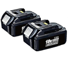 2-pakning kompatibel med Makita 18V batteri 6,0 Ah LXT Li-ion BL1850B BL1830B BL1860B trådløs