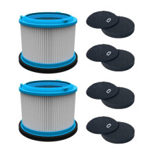 Vacuum Filters Kit Replacement for PowerClean FurGuard 280W and FurFinder 200W Self-Standing Cordless Vacuum