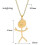 Collier en acier inoxydable avec un dessin amusant 3