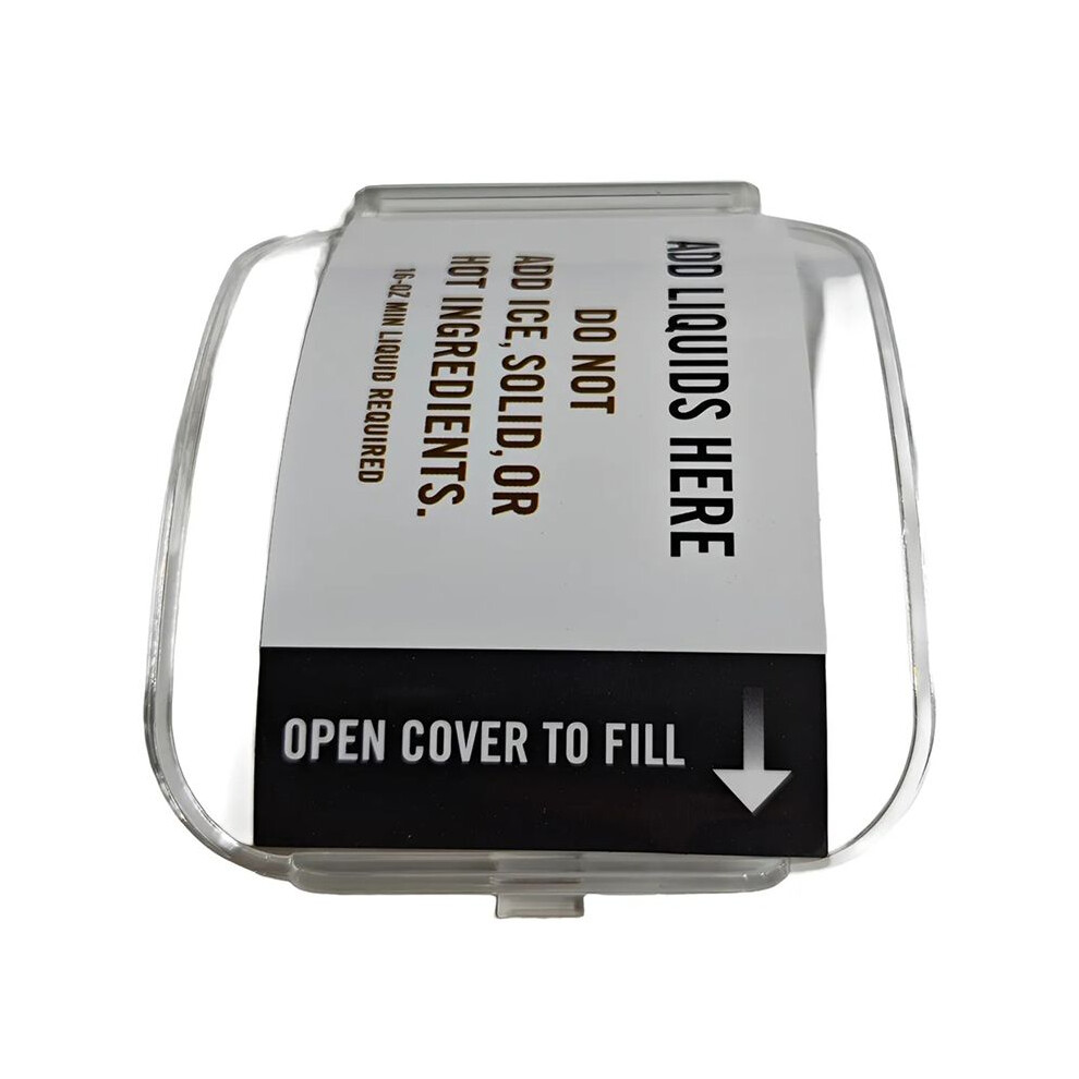 Tauoh Liquids Cover For Slushie Machine Transparent Lid Fs300/Fs301/Fs301c/Cl301a Drink Replacement Parts