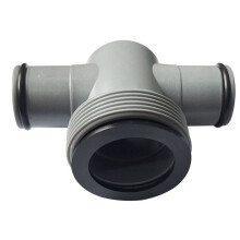 P61408 T Joint Pool Hose Connector 1.5 to 1.25inch Swimming Pool T-Joint 3 Heads Filter Pump Hose Connector