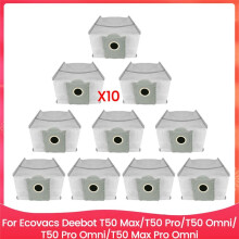 Vacuum Dust Bag for Deebot T50 Max/T50 Pro/T50 Omni/T50 Pro Omni/T50 Max Pro Omni Replacement Parts 10PCS
