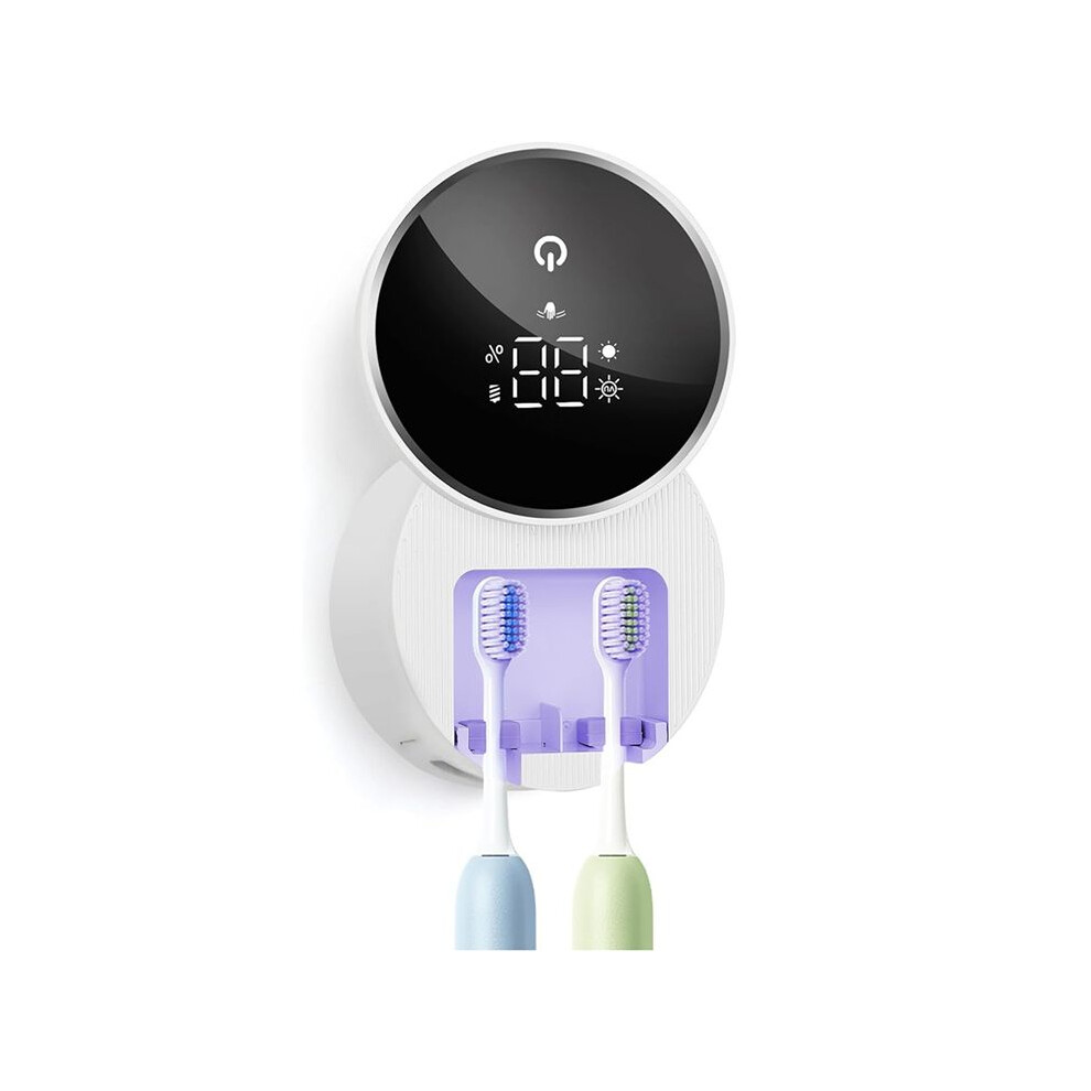 Toothbrush Holders,Toothbrush Sanitizers Holder,Tooth Brush Wall-Mounted Cleaner Organizer With Auto-Inductive Cover Tauoh