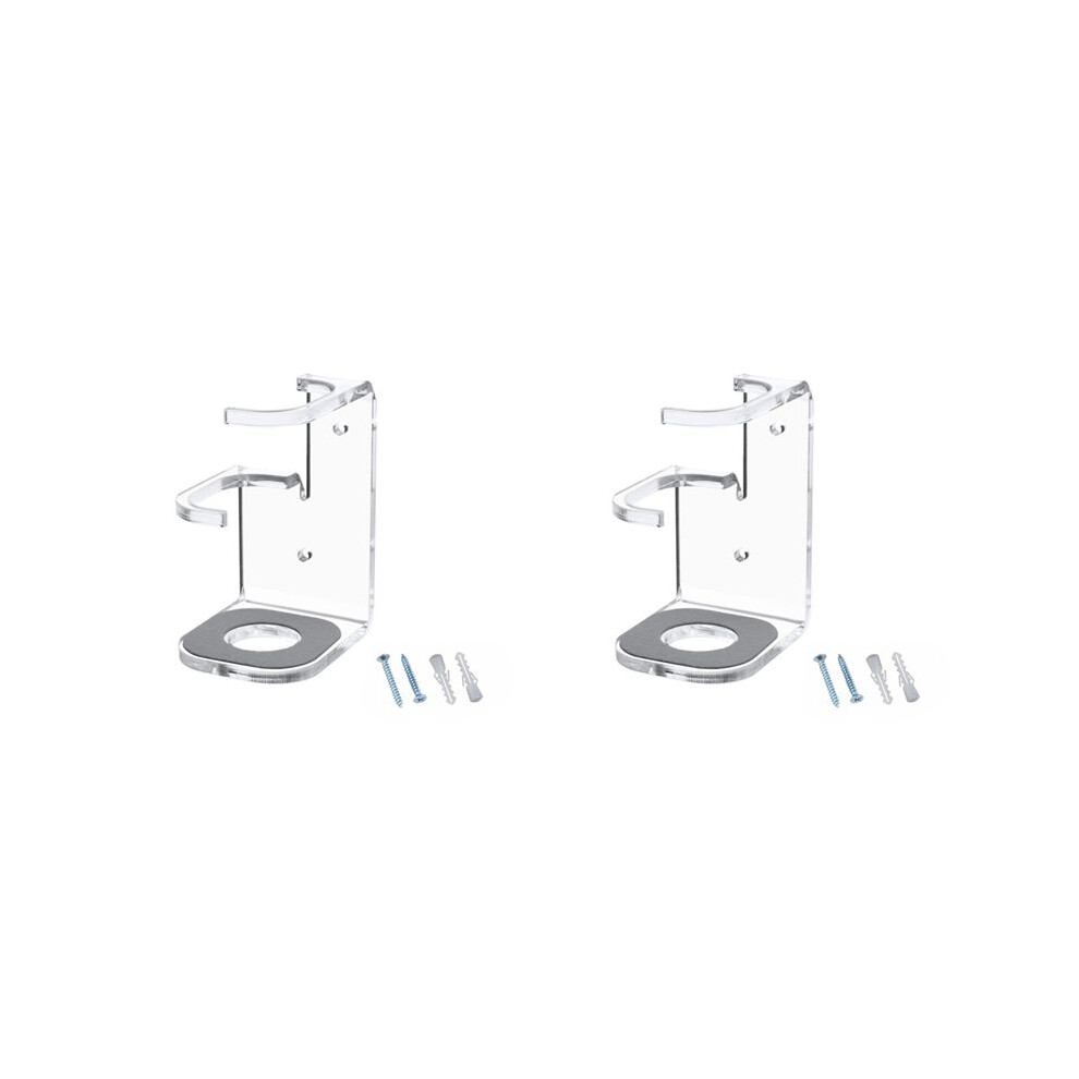 2X Lightsaber Wall Mount Stand Acrylic Lightsabers Display Holder Lightsaber Wall Rack Hook Hanger With Protective Pad 6032695504420