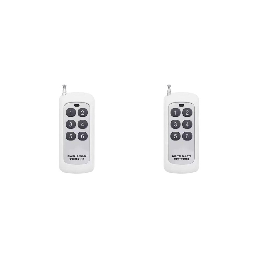 2X 433Mhz Wireless Remote Control, Long Range 1000M, Learning Code 1527, For Water Pumps, Tubular Motors, Lamps 6031540414648