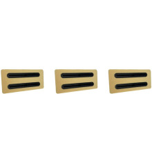 3X Tragflächen Schiene Box Fahren Motor Folie Montage Track Box PVC Schaum Tragflächen Box (Schwarz)