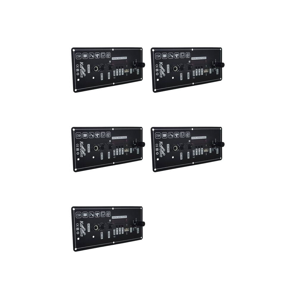 5X Audio 15W Amplifier Board With Fm Bt Audio Portable Speaker 5V Karaoke Power Amplifier Board Mp3 Amplifier 6032125177019
