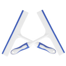 2pcs Car Window Squeegee and Rearview Mirror Wiper Set, Streak Cleaning with Ergonomic Grip for Cars