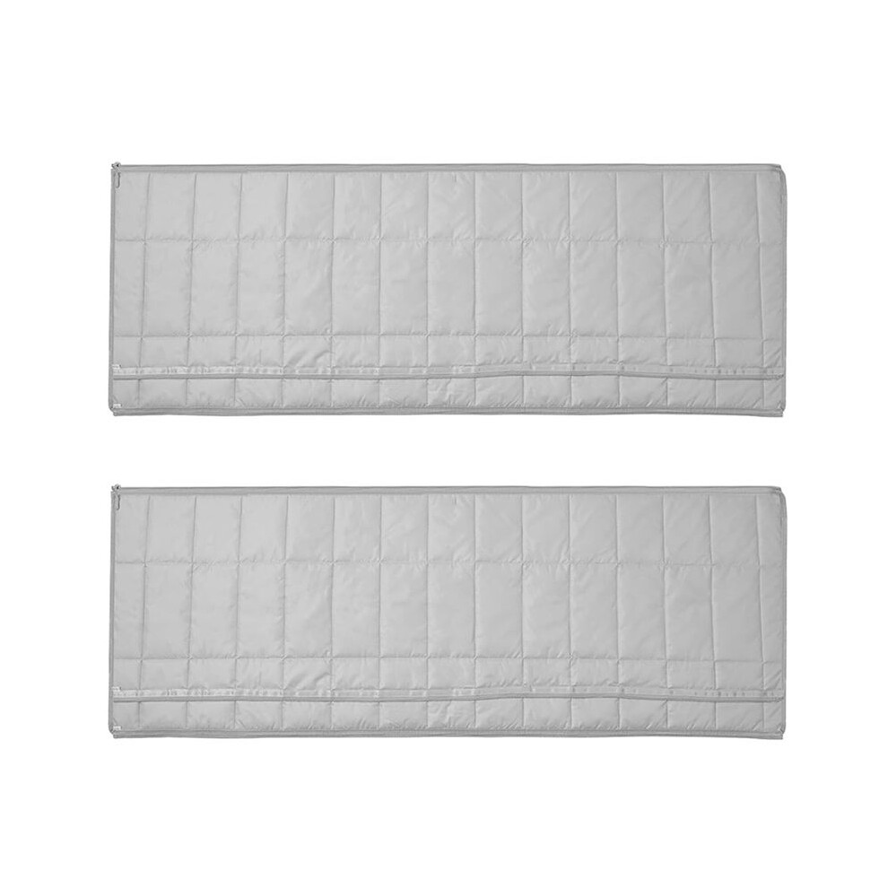 2X Air Conditioner Hose Cover, Zipper Insulated Ac Hose Sleeve For 5In & 5.9In Exhaust Hose, Ac Tube Duct Vent Wra 6033079491831
