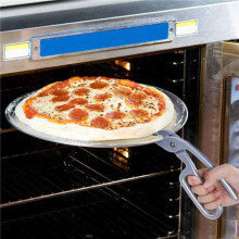 4X Pizza Gripper for Deep Pizza Pans Heavy Duty Gripper Cast Aluminum Pan Tongs for Pulling Hot Oven Pizza Pan Dish Tray