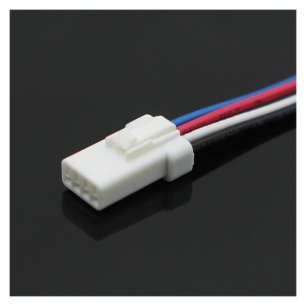 Jwpf Series 4 Pin Waterproof Automotive Connector Set With Wire, Male And Female Plug Harness Durable 9771547014737