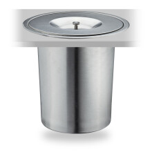 Contenedor de acero inoxidable de 8 l