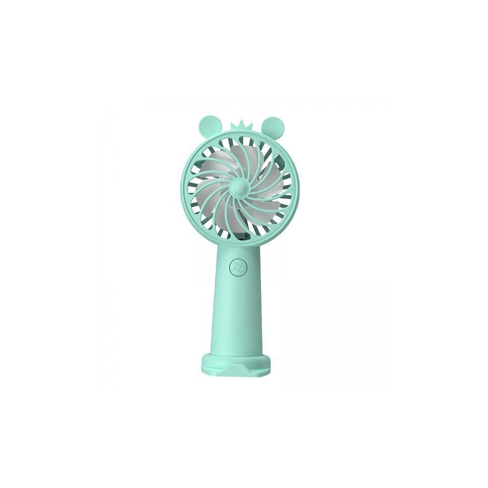 Usb Portable Fan 2 In 1 Foldable Handheld Desk Fan With Builtin Phone Stand Low Noise Cooling 9351714639743