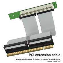 2X PCI-Verlängerungskabel, PCI-32-Bit-Anschlussadapterkarte, PCl-Verlängerungskabel mit Hoher Dichte für 1U-2U-Server-Kleingehäuse