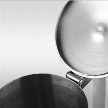 2X 350Ml Stainless Steel Milk Frothing Pitcher with Lid Espresso Coffee Cappuccino Milk Cream Cup Frothing Jug