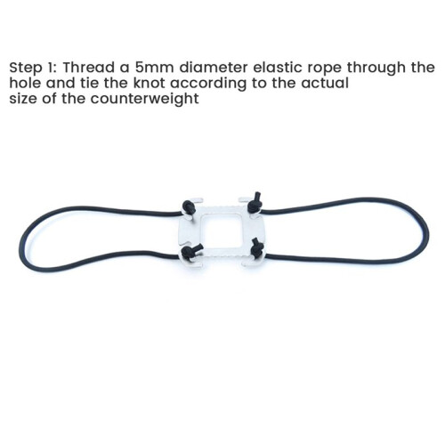 2X Buckle Metal Button Quick-Install Quick-Release Adjusting Rope Diving Counterweight Buckle 1