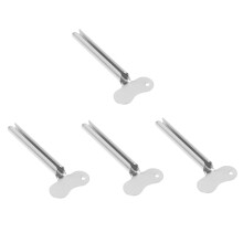 4pcs Stainless Steel Toothpaste Squeezer Set, Metal Tube Squeezer for Bathroom, Easy Manual Operation