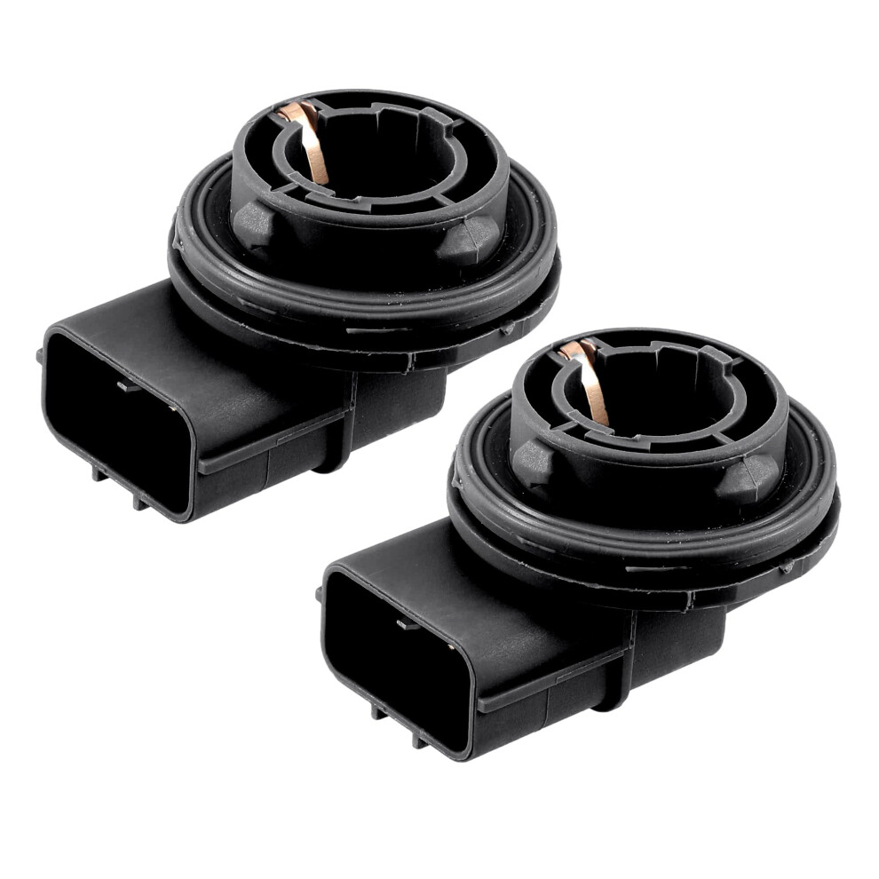 Headlight Bulb Socket 3Pin 2 Pack 921603C000 For Hyundai Accent 0611 Elantra Sonata Kia Optima Gray 9771547015000
