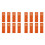 16PCS Shipping Container Air Vent Kit Heavy Duty Shipping Container Accessories Flow Ventilation Kit Orange 1
